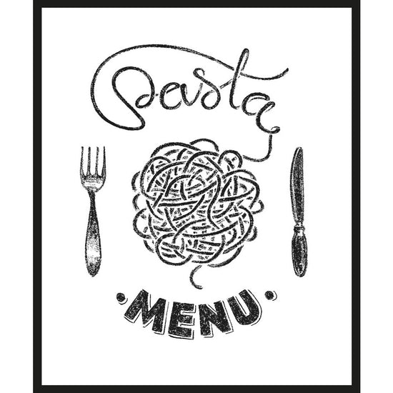 Queen Kerosin Rahmenbild - Pasta Menu