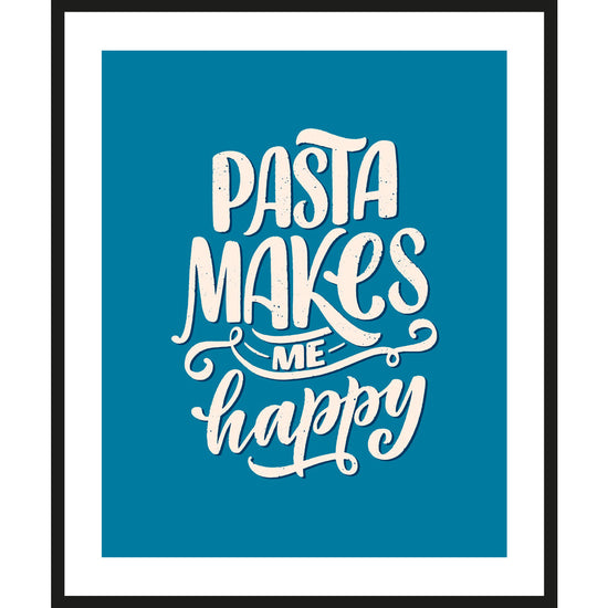 Queen Kerosin Rahmenbild - Pasta Makes Me Happy