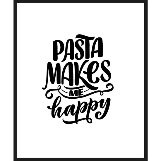 Queen Kerosin Rahmenbild - Pasta Makes Me Happy