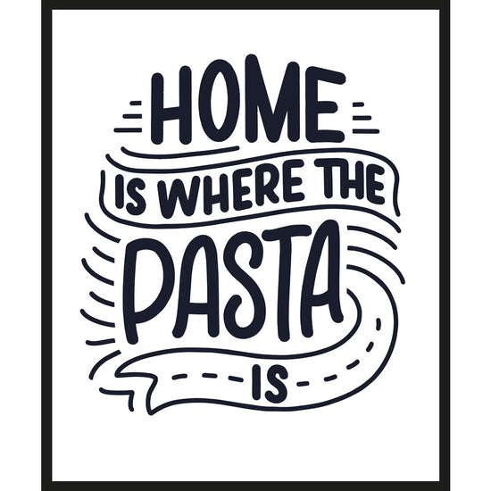 Queen Kerosin Rahmenbild - Home Is Where the Pasta Is