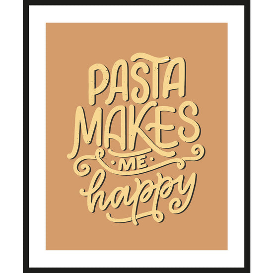 Queen Kerosin Rahmenbild - Pasta Makes Me Happy