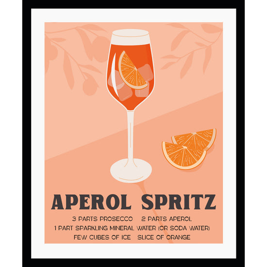 Queen Kerosin Rahmenbild - Aperol Spritz