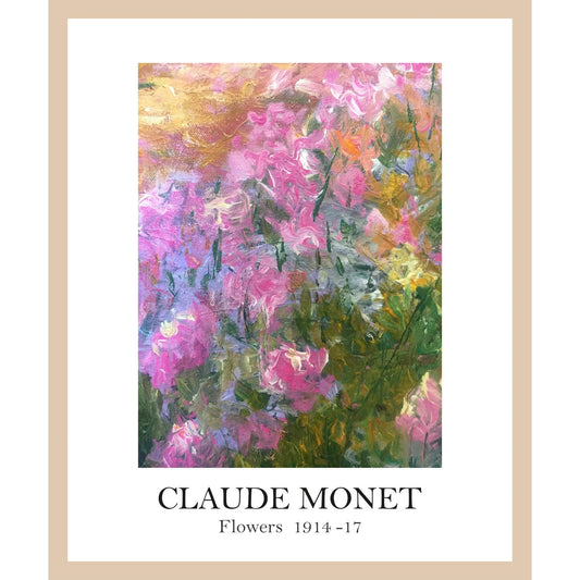 Rahmenbild -  Claude Monet Flowers 1914
