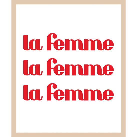 Queen Kerosin Rahmenbild - La Femme La Femme La Femme