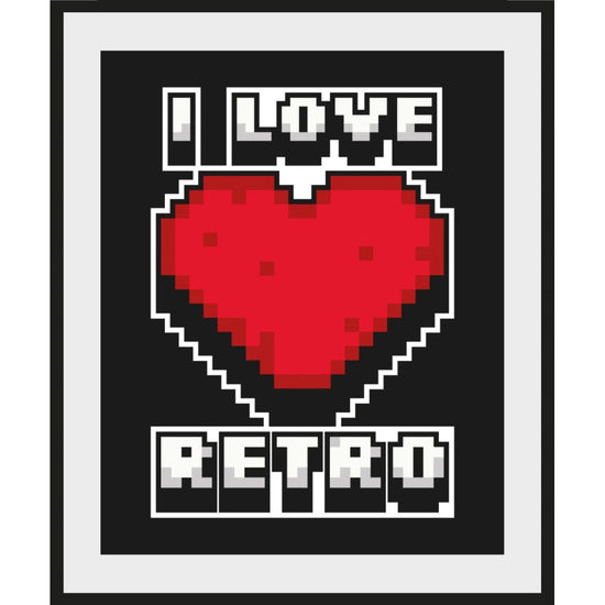 Queen Kerosin Rahmenbild - I Love Retro