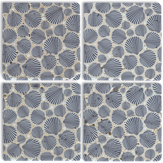 Queen Kerosin Steinuntersetzer-Set - Shells