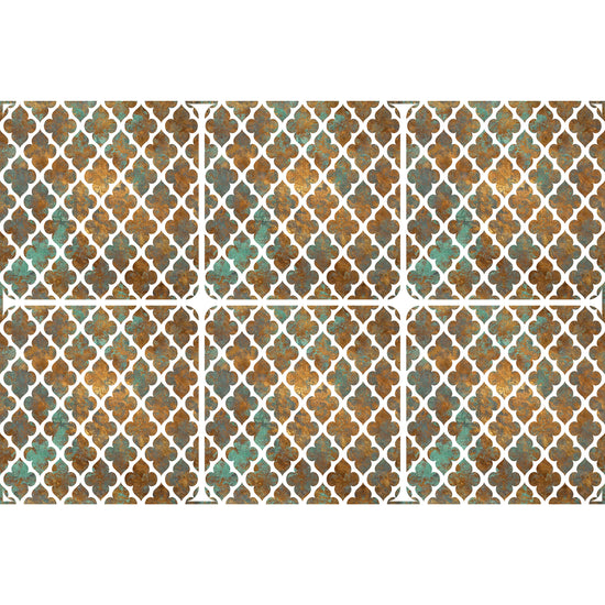 Queen Kerosin Steinuntersetzer-Set - Rusty