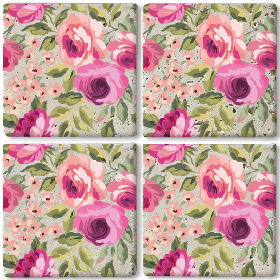 Queen Kerosin Steinuntersetzer-Set - Clivia