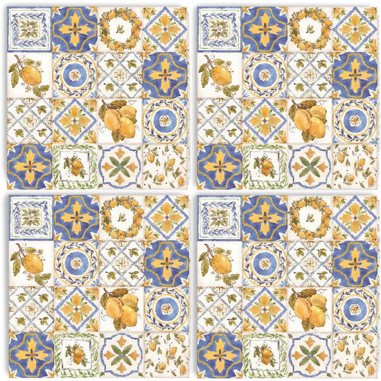 Queen Kerosin Steinuntersetzer-Set - Tiles