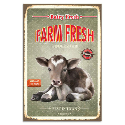 Blechschild - Farm Fresh
