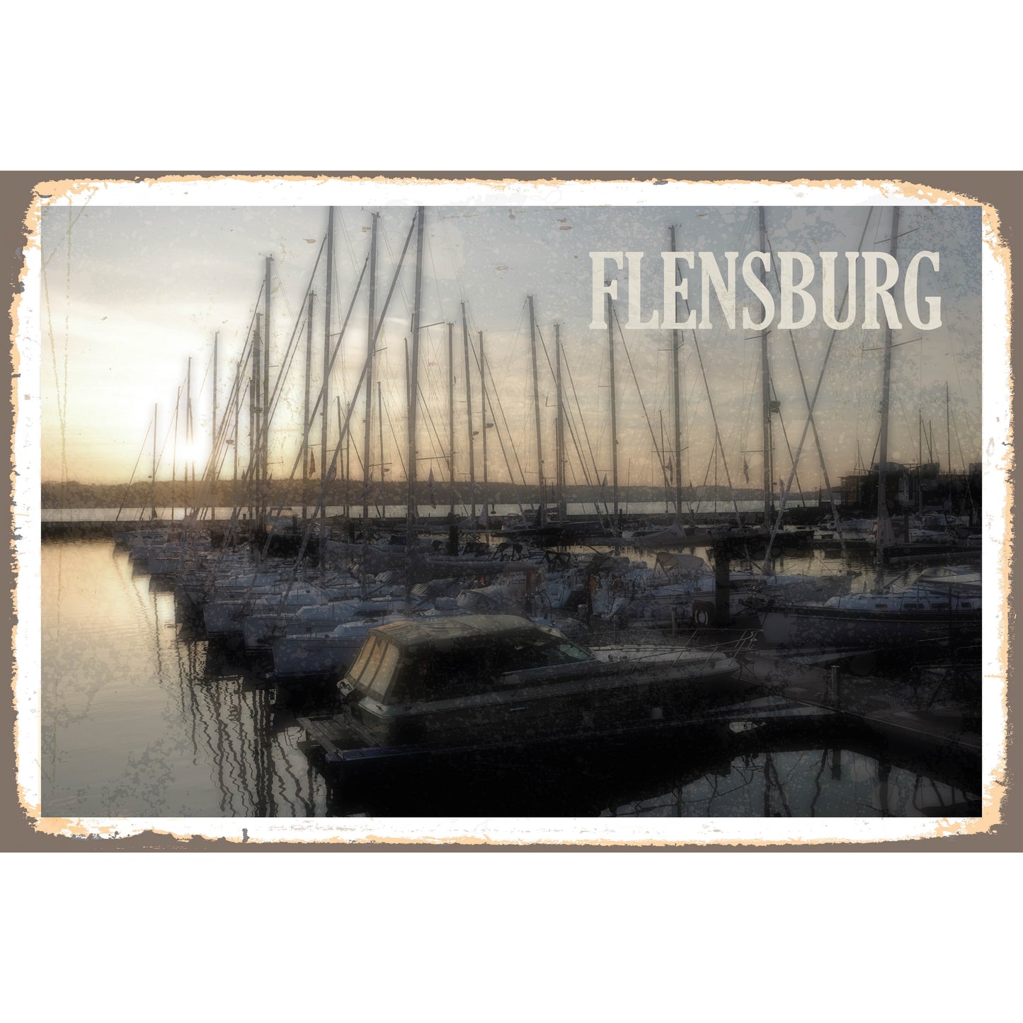 Blechschild - Flensburg