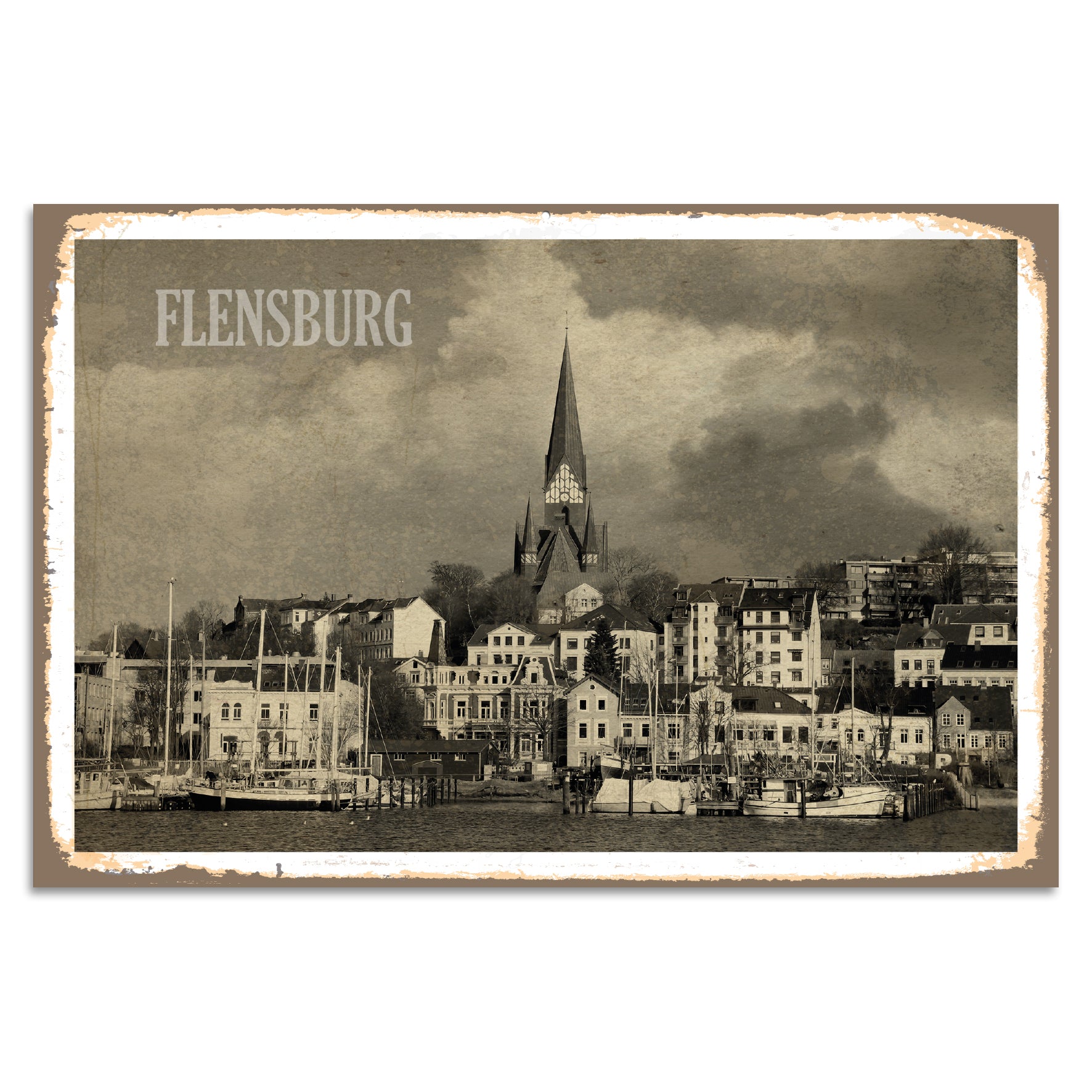 Blechschild - Flensburg