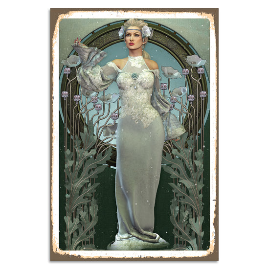 Queen Kerosin Blechschild - Belle Époque