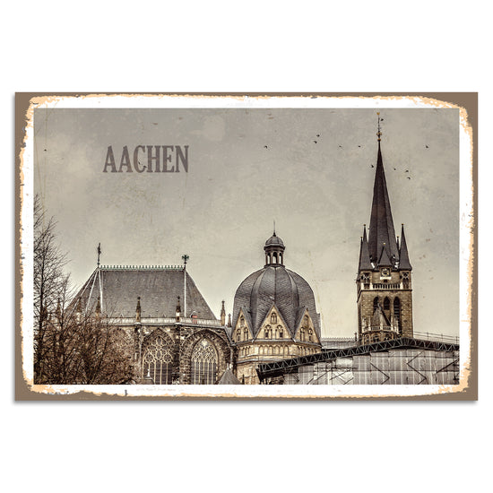 Queen Kerosin Blechschild - Aachen