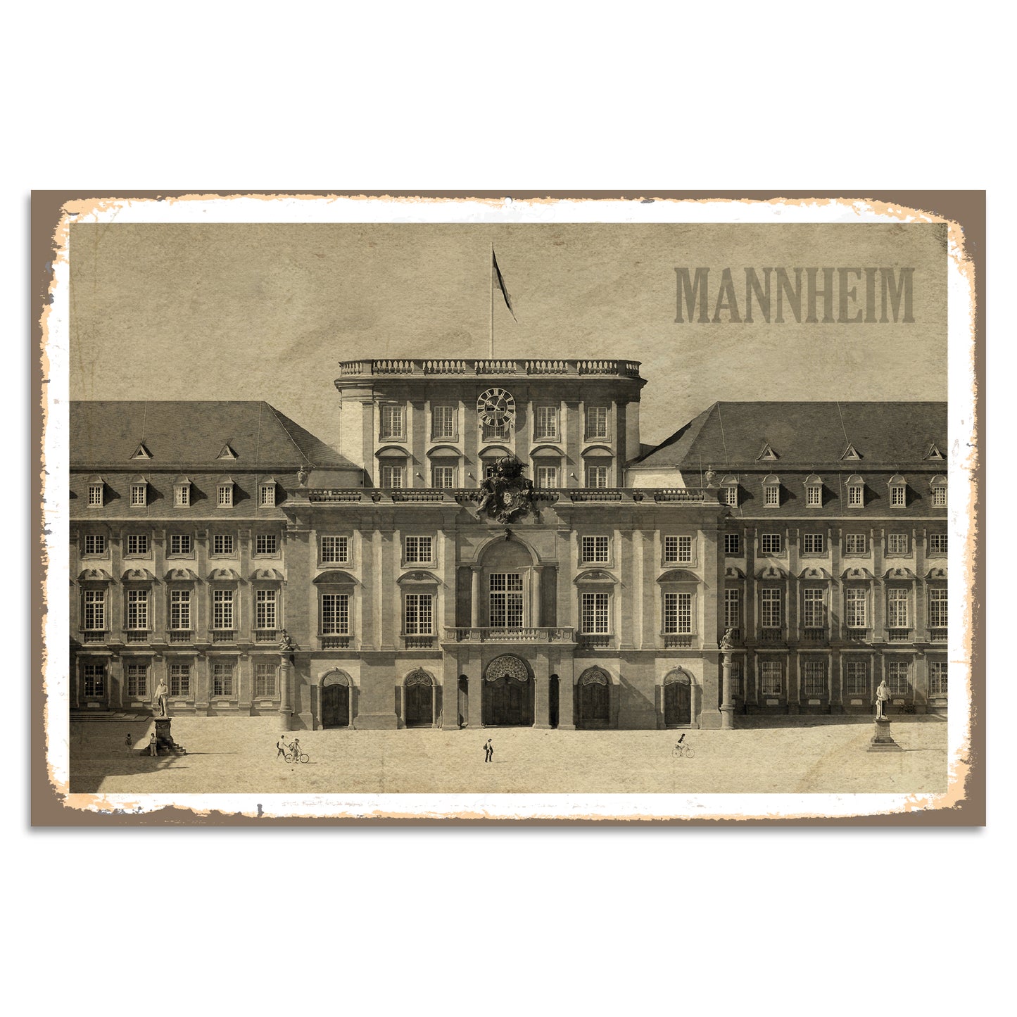 Blechschild - Mannheim