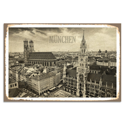 Blechschild - München