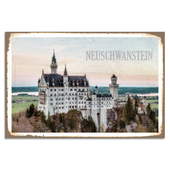 Queen Kerosin Blechschild - Neuschwanstein