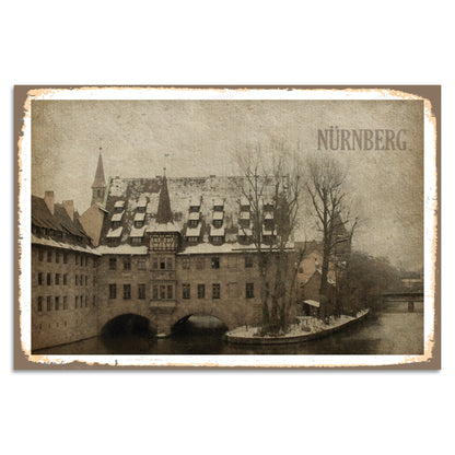 Blechschild - Nürnberg