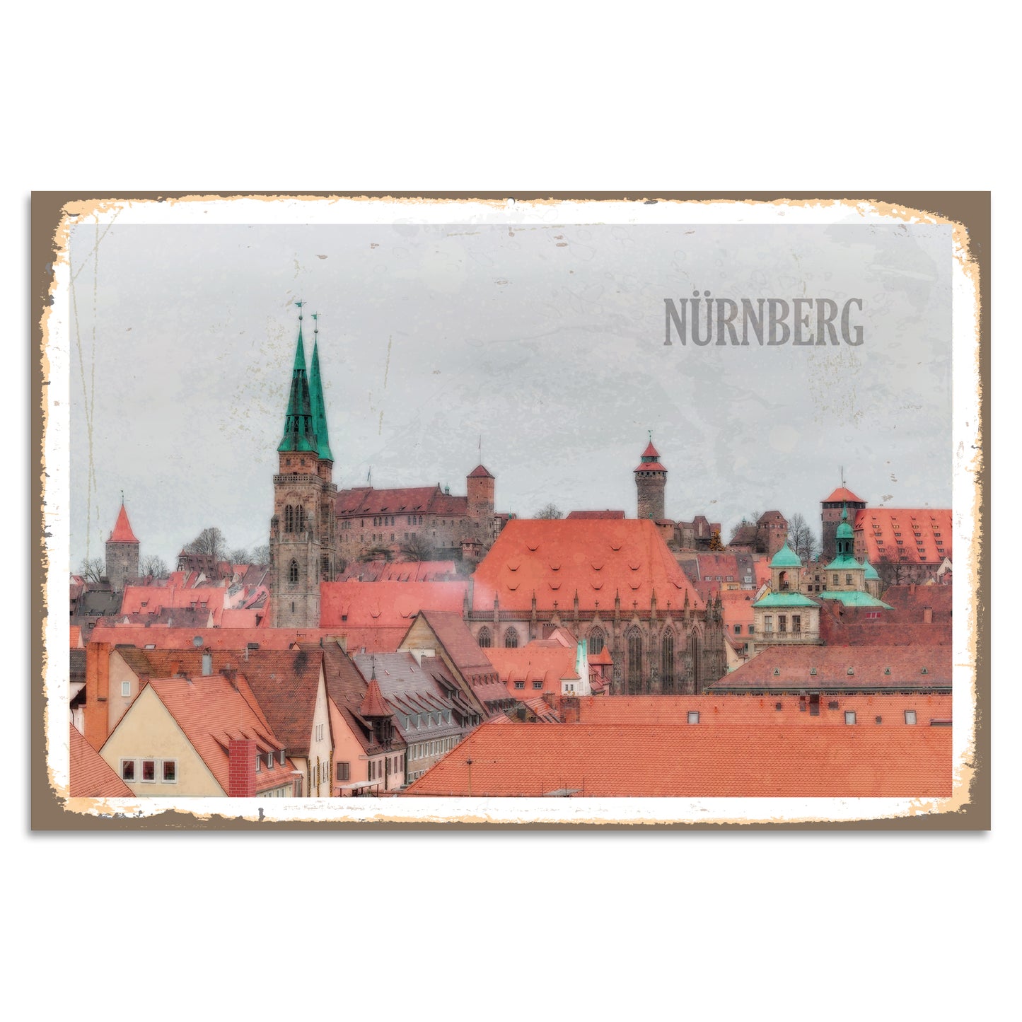 Blechschild - Nürnberg