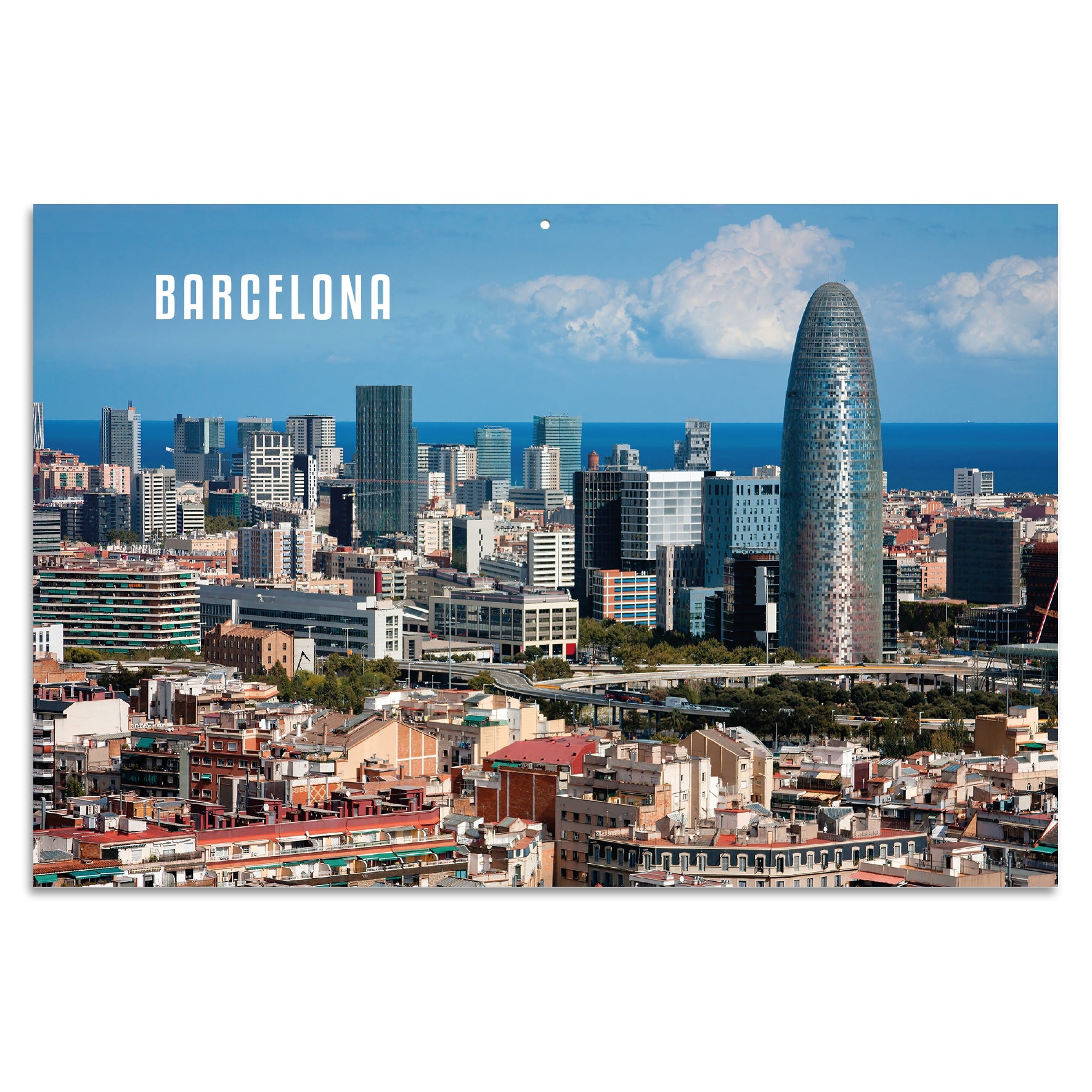 Blechschild - Barcelona