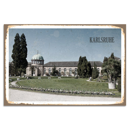 Blechschild - Karlsruhe