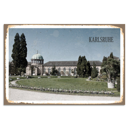 Blechschild - Karlsruhe