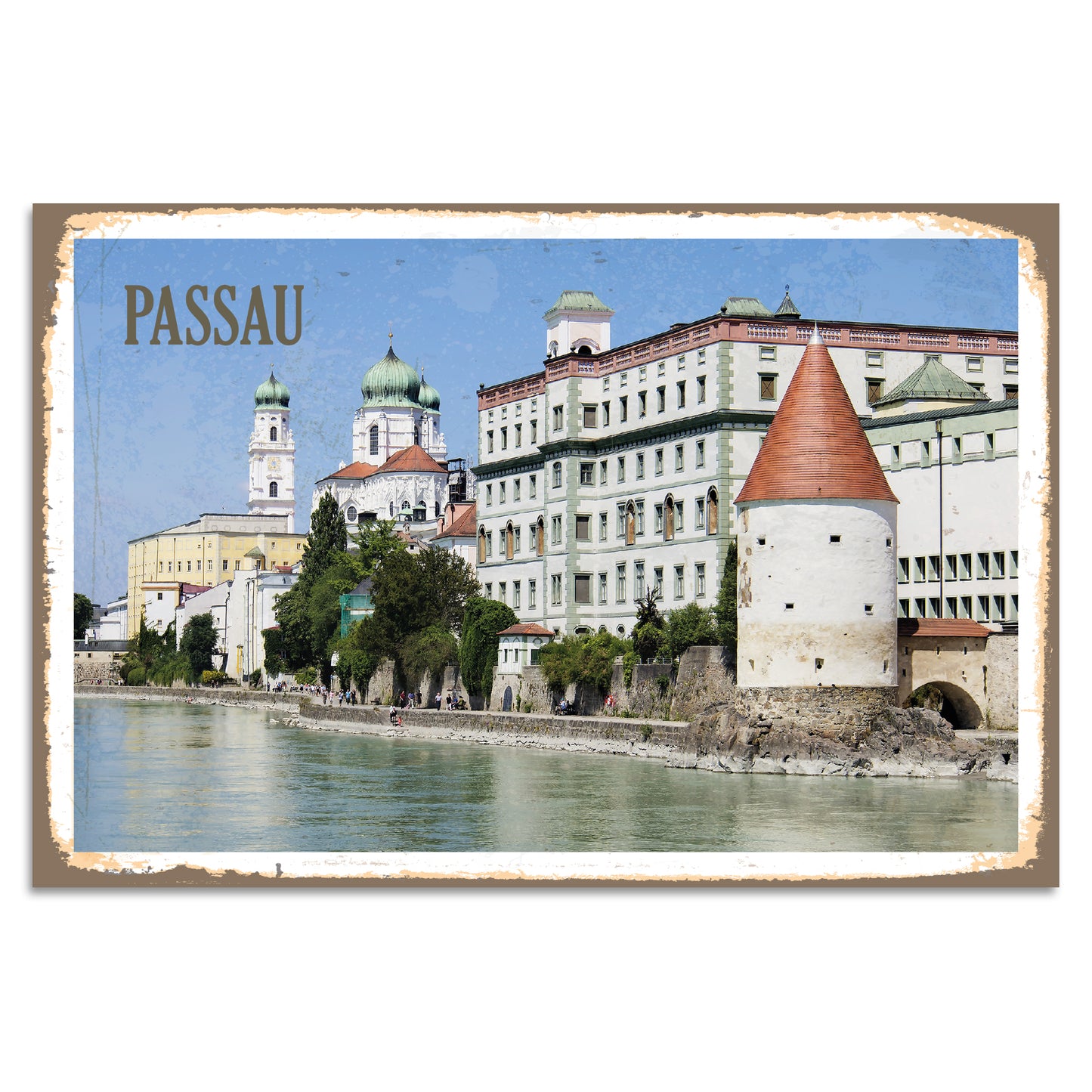 Blechschild - Passau
