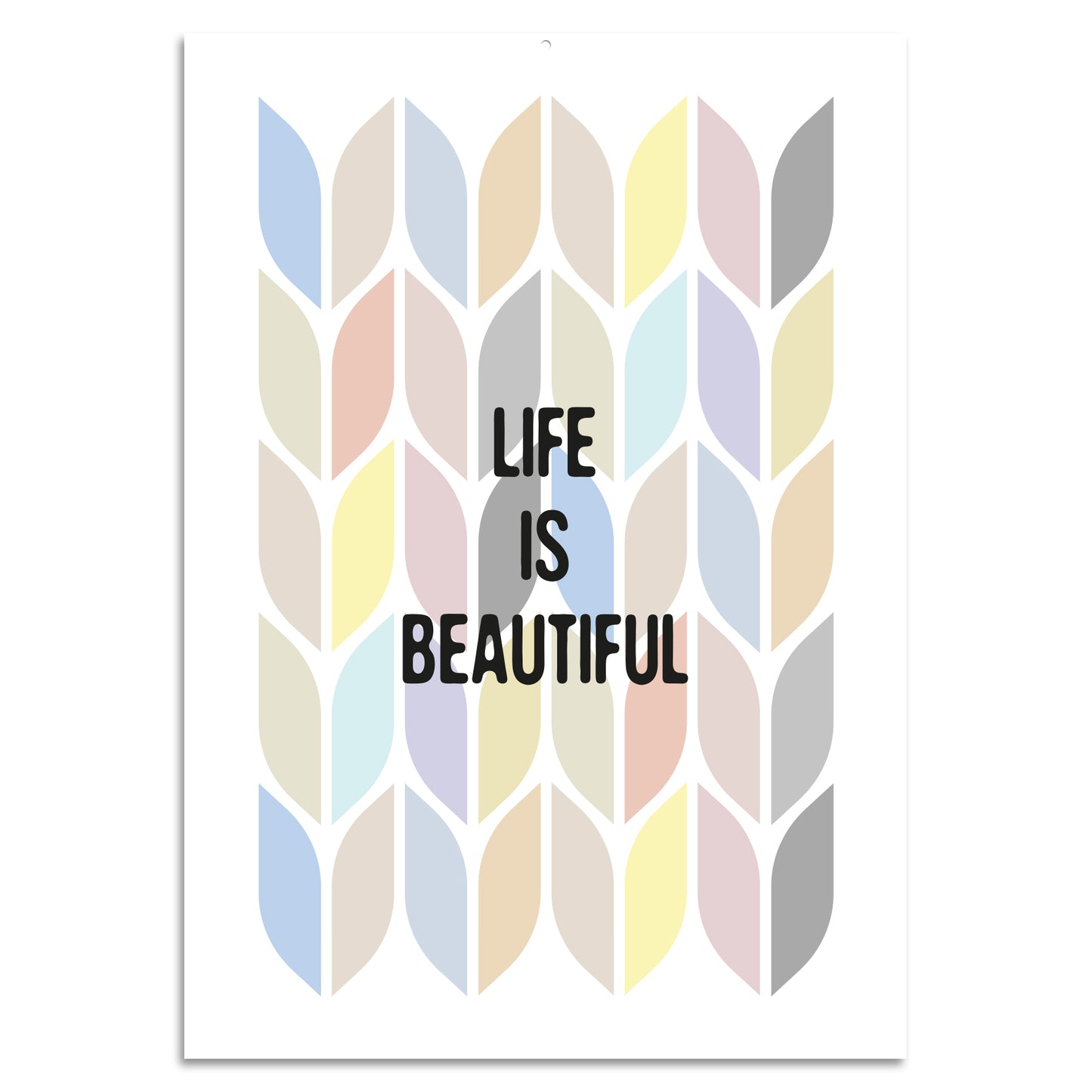 Blechschild - Life Is Beautiful