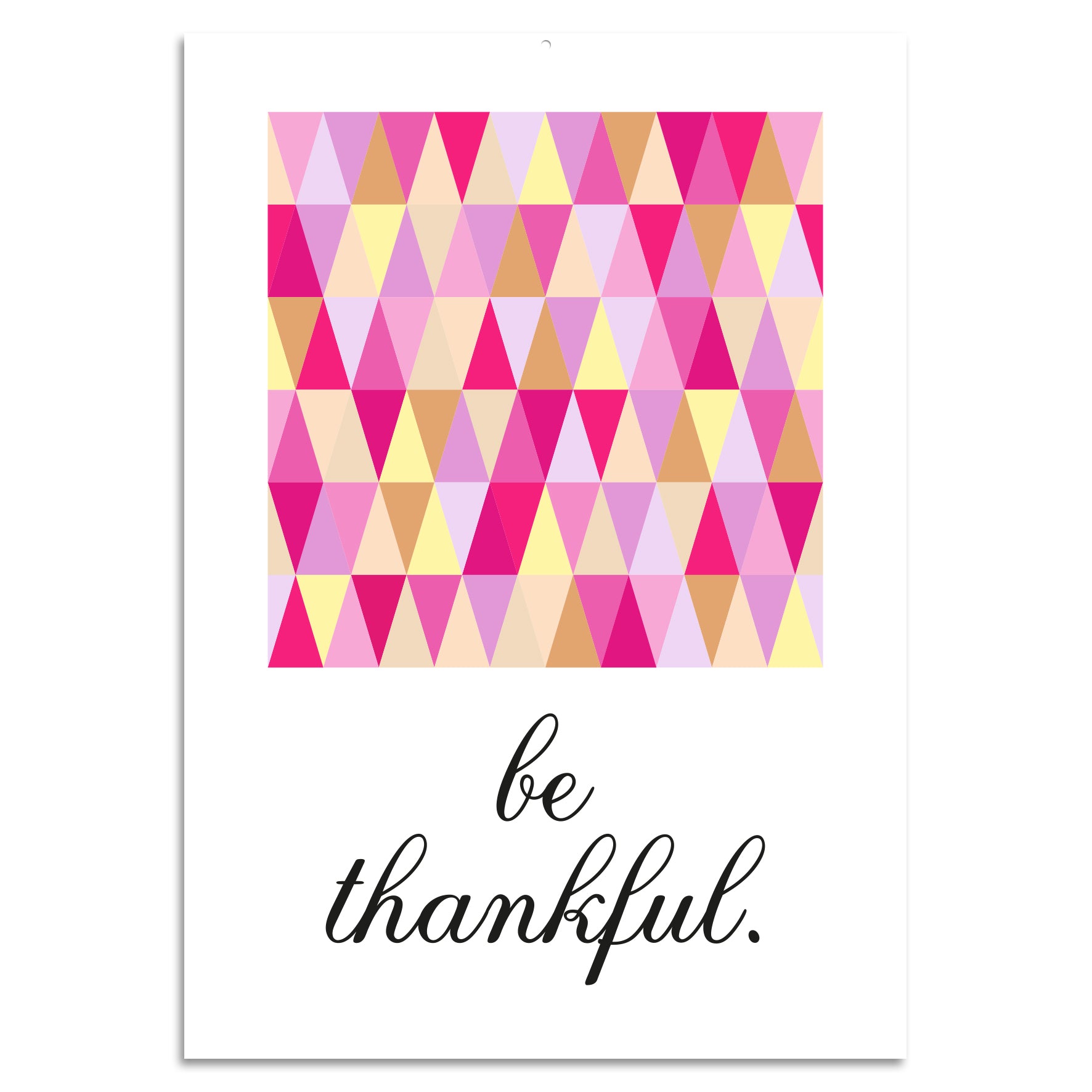 Blechschild - Be Thankful