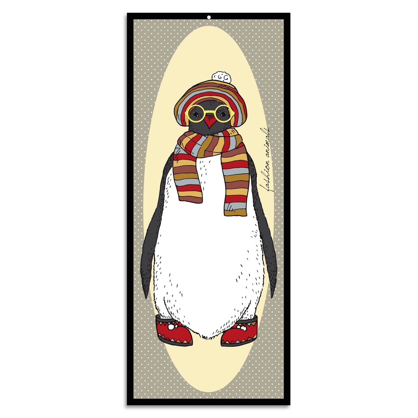 Blechschild - Pinguin