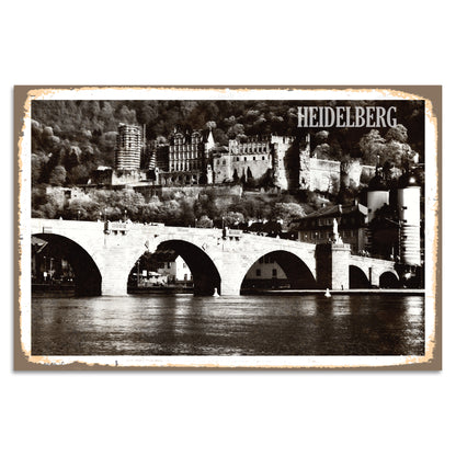 Blechschild - Heidelberg