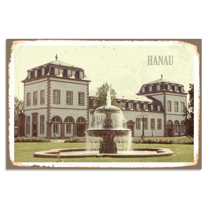 Blechschild - Hanau