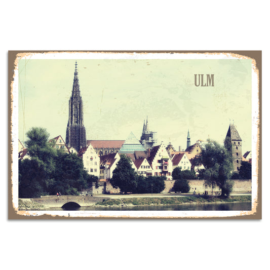 Blechschild - Ulm