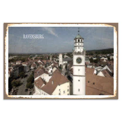 Blechschild - Ravensburg