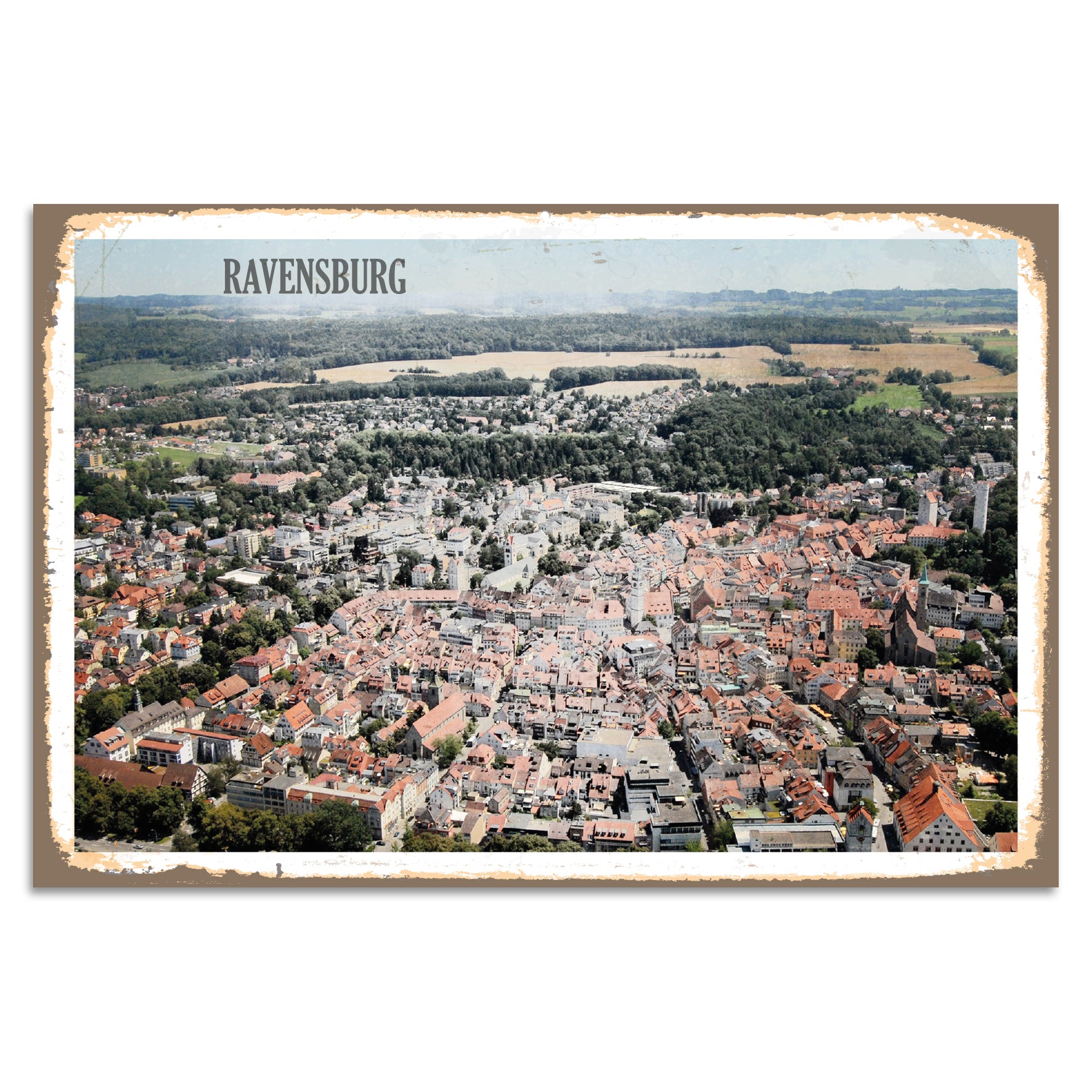 Blechschild - Ravensburg