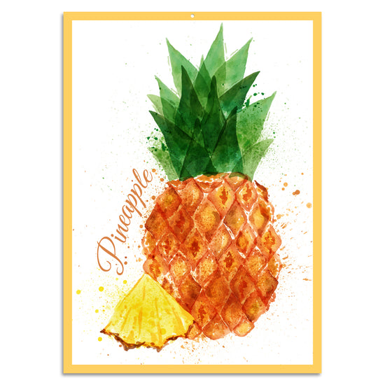 Queen Kerosin Blechschild - Pineapple