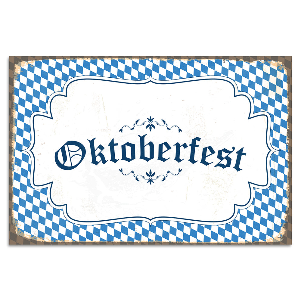 Blechschild - Oktoberfest