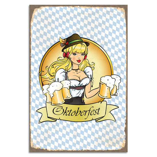 Queen Kerosin Blechschild - Oktoberfest