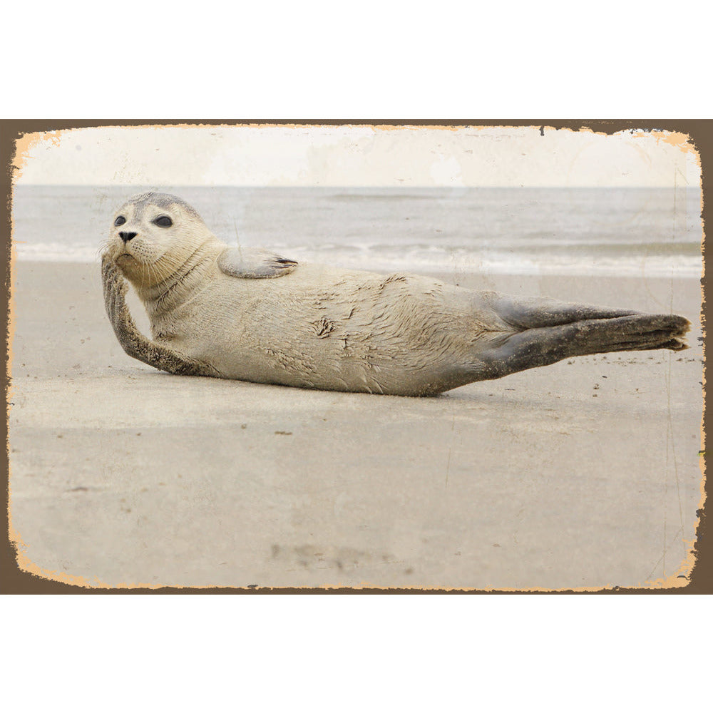 Blechschild - Seal