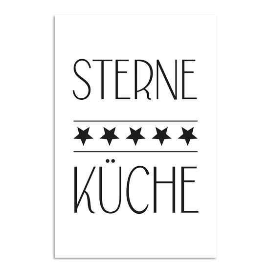 Queen Kerosin Blechschild - Sterne Küche