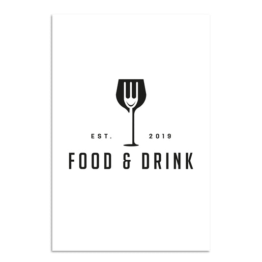 Blechschild - Food & Drink