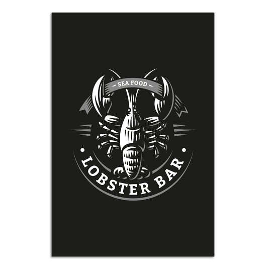 Blechschild - Lobster Bar