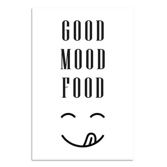 Blechschild - Good Mood Food