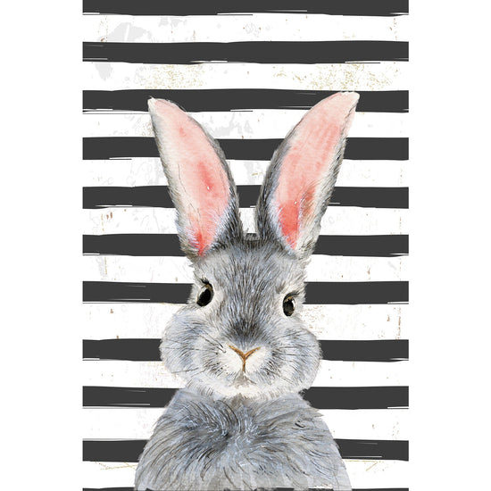 Queen Kerosin Blechschild - Rabbit with stripes