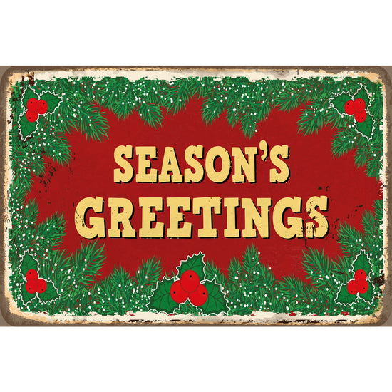 Queen Kerosin Blechschild - Seasons Greetings