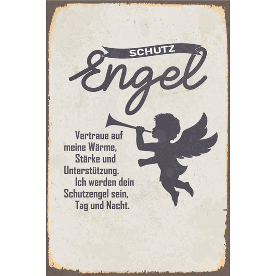 Queen Kerosin Blechschild - Schutzengel