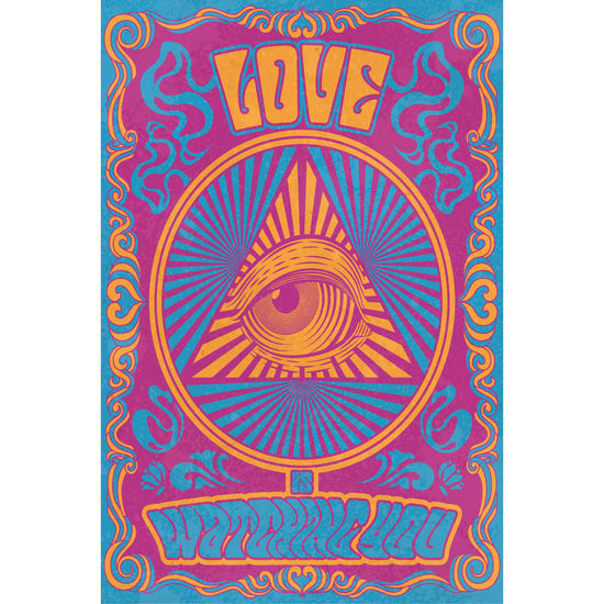 Queen Kerosin Blechschild - Love Is Watching