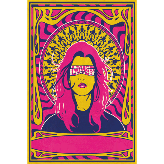 Queen Kerosin Blechschild - Pink