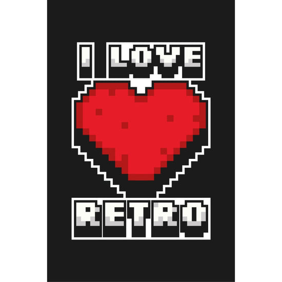 Queen Kerosin Blechschild - I Love Retro Passend für Retro Fans