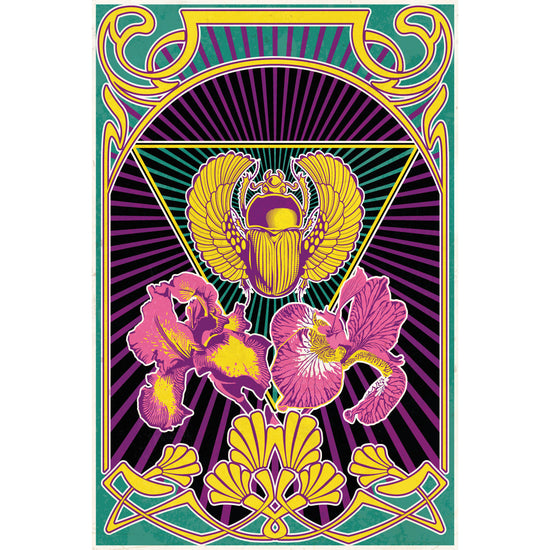 Queen Kerosin Blechschild - Skarabäus